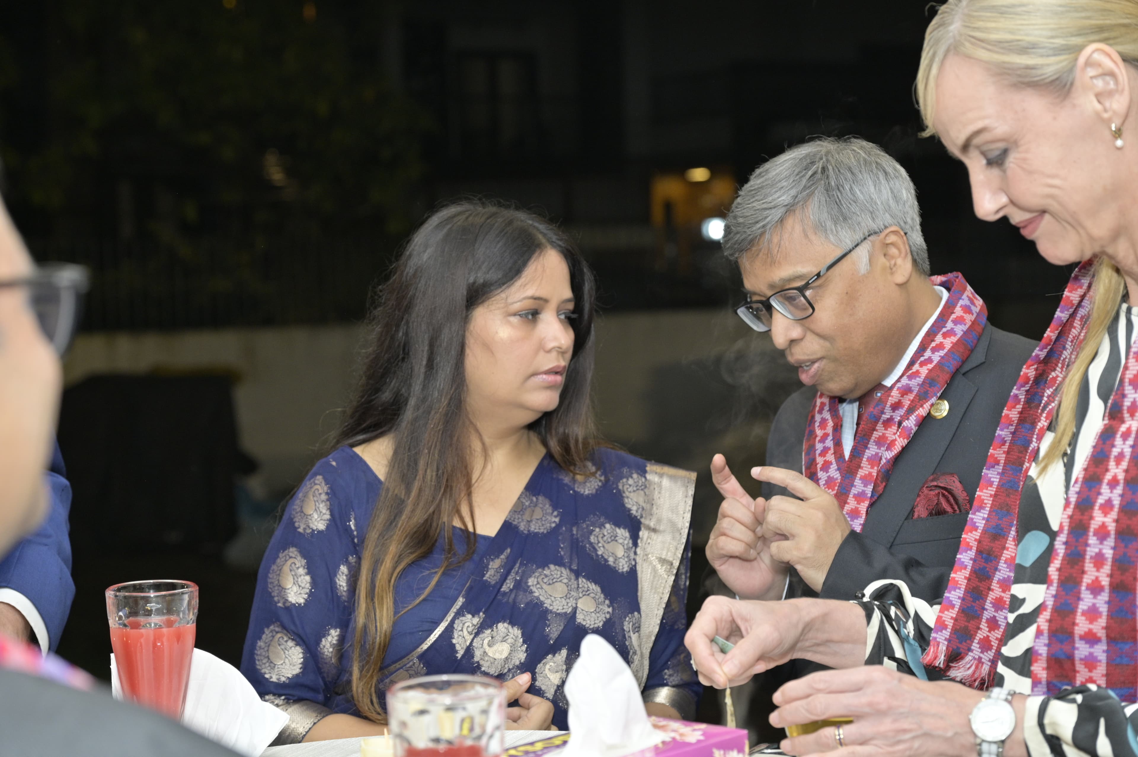 Welcome Dinner in Honour of the newly appointed Ambassadors of Bangladesh and Germany. photo 12