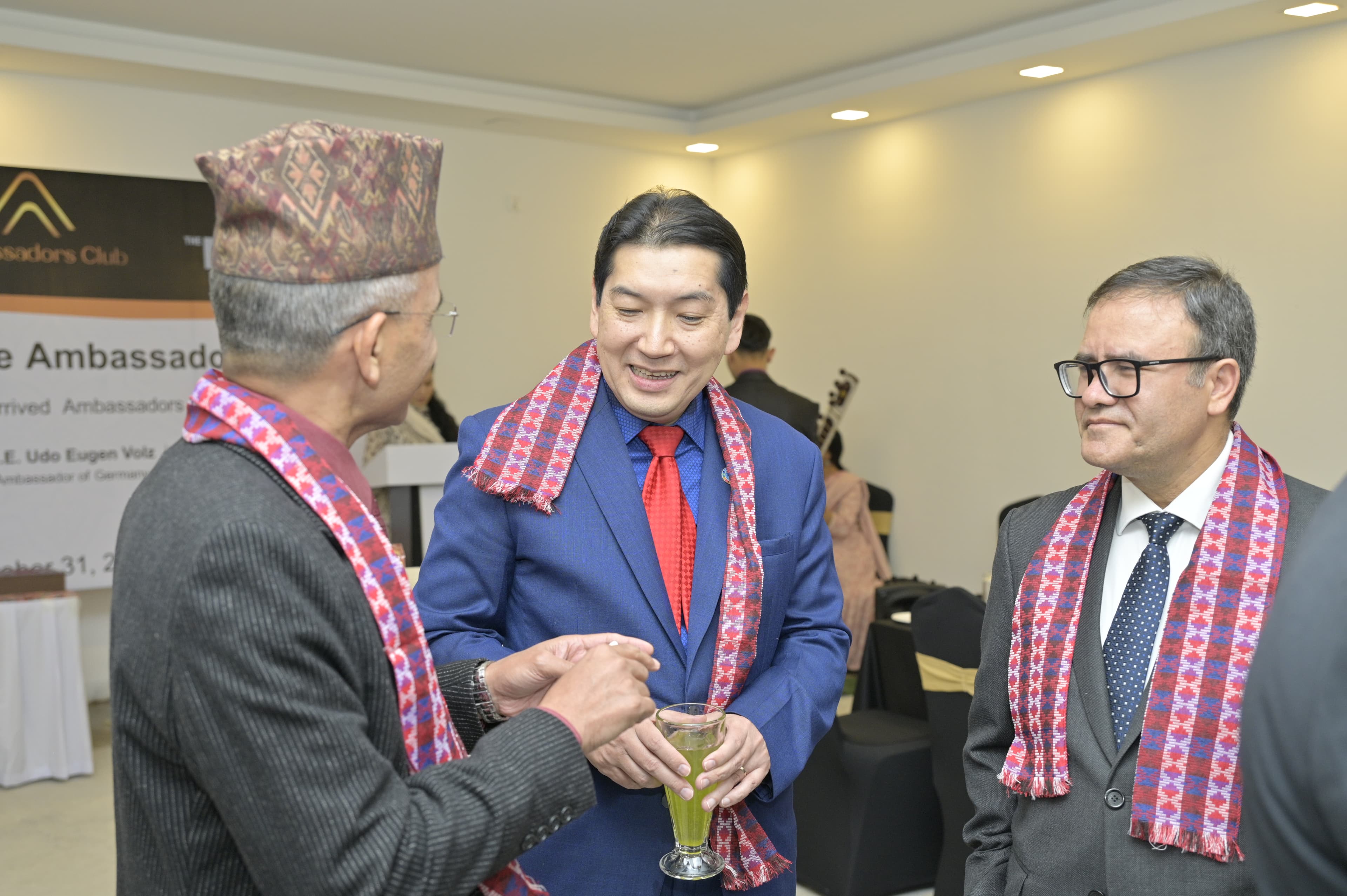 Welcome Dinner in Honour of the newly appointed Ambassadors of Bangladesh and Germany. photo 2