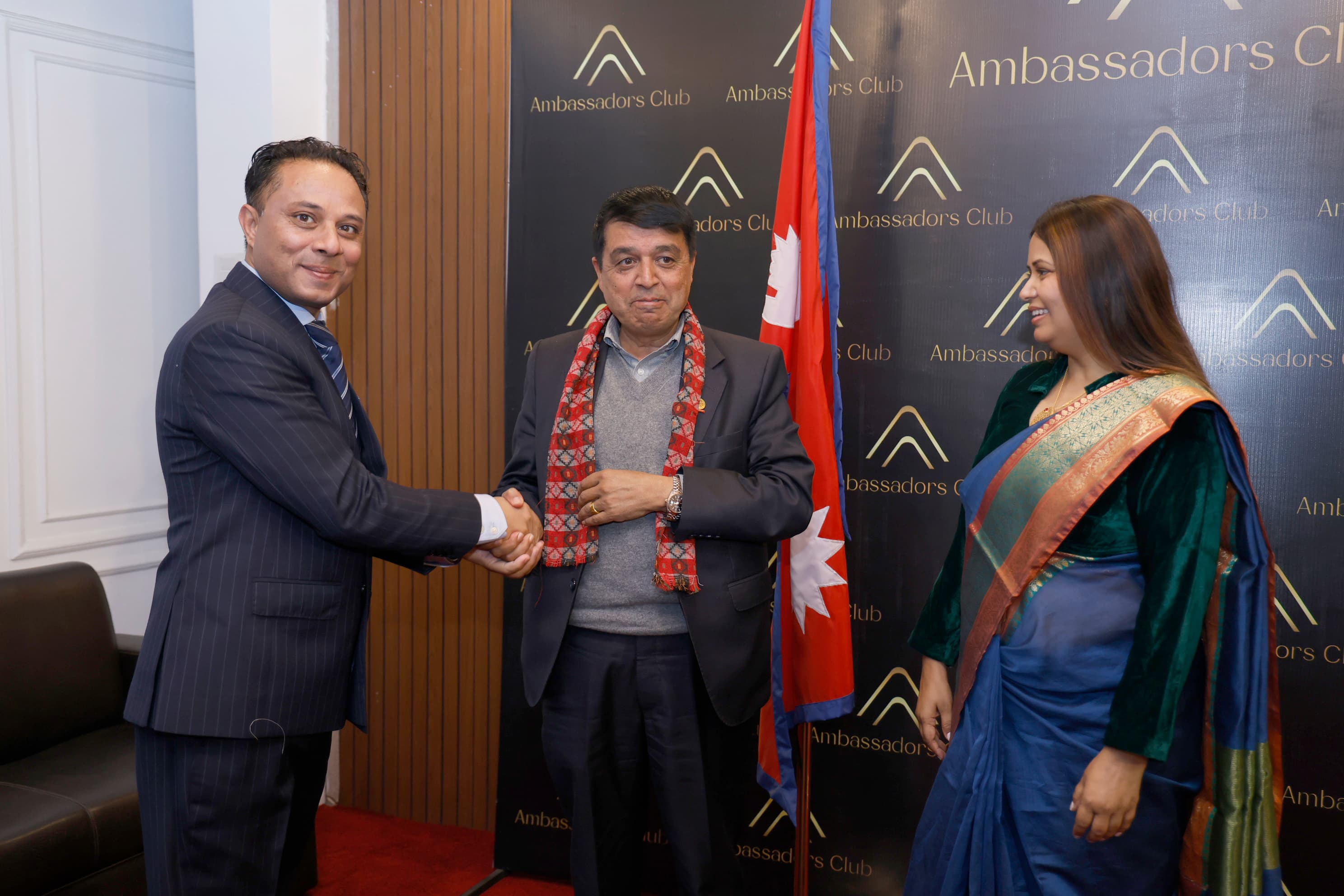 UNRC-Nepal Hanaa Singer-Hamdy Awarded the `Recognition Award 2025´ by the Ambassadors Club Nepal photo 12